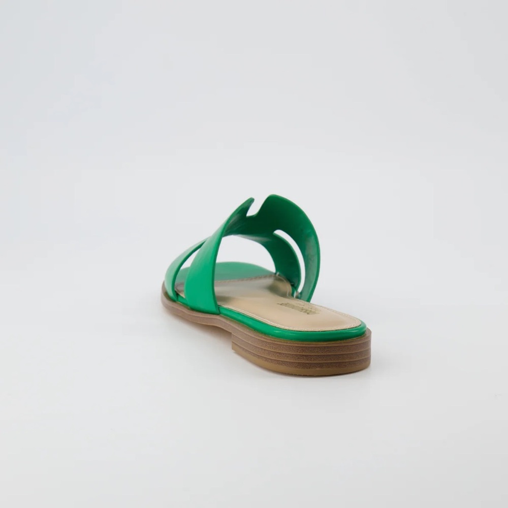 Cushionaire Green Slide Sandals - Picture 4 of 8
